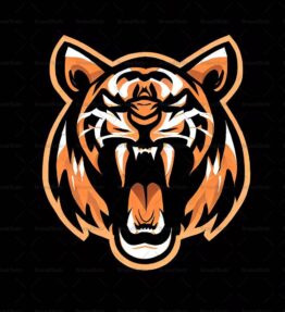 Brüllender Tiger